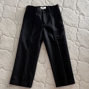 Janie & Jack Boys Black Dress Pants